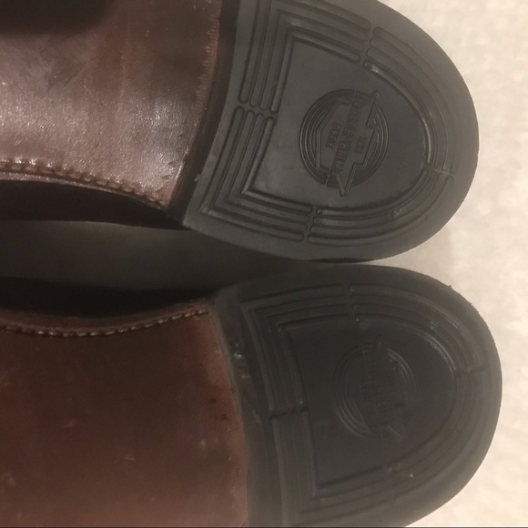 Florsheim Mens Brown  leather shoes size 91/2